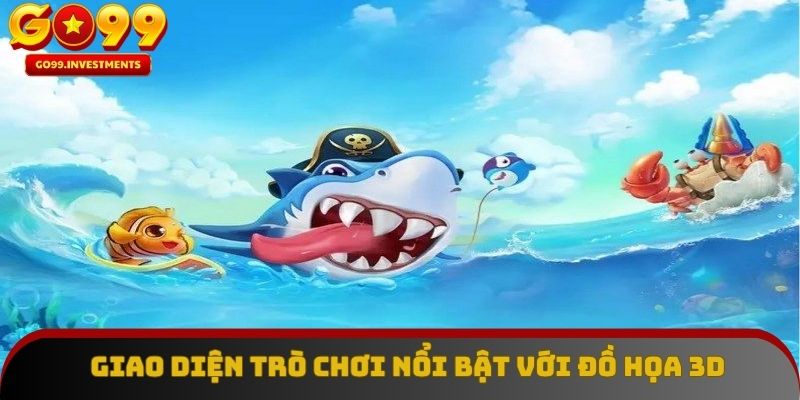 Giao diện trò chơi nổi bật với đồ họa 3D và mục tiêu sinh động