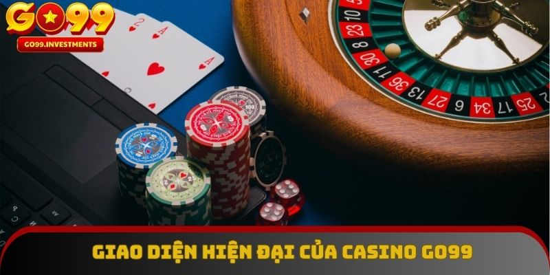 Giao diện hiện đại của casino GO99, mang đến trải nghiệm mượt mà
