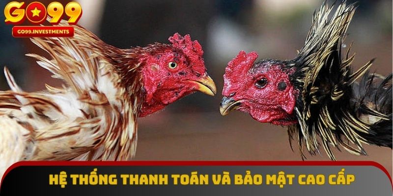 Hệ thống thanh toán và bảo mật cao cấp đảm bảo an toàn