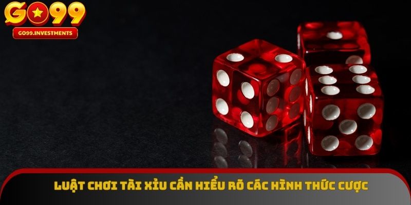 Luật chơi Tài Xỉu cần hiểu rõ các hình thức cược