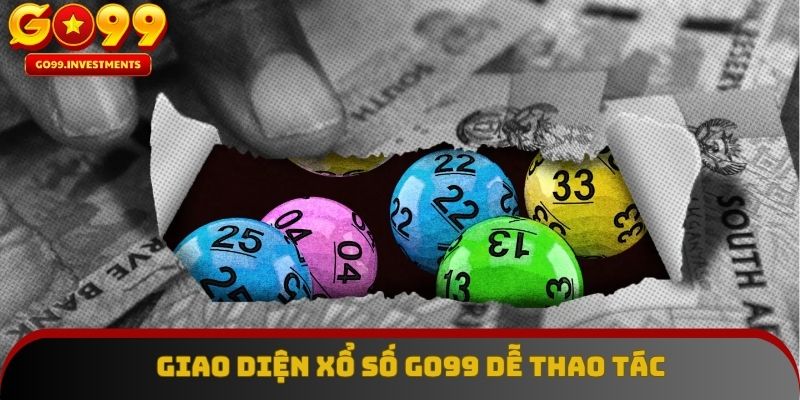 Giao diện xổ số GO99 dễ thao tác, tối ưu hóa trải nghiệm